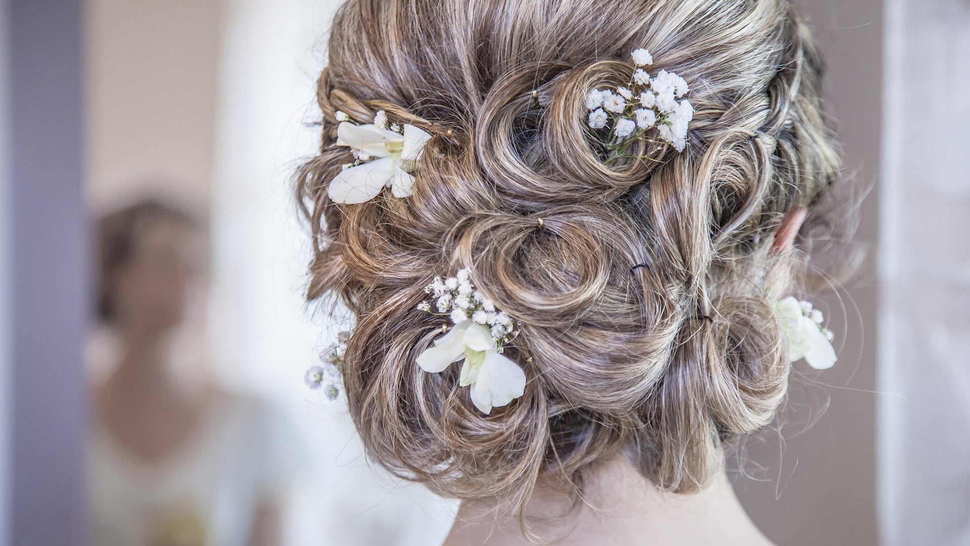 Bridal wedding hairstyle