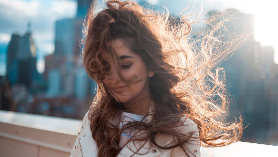 Tempting curly hair
