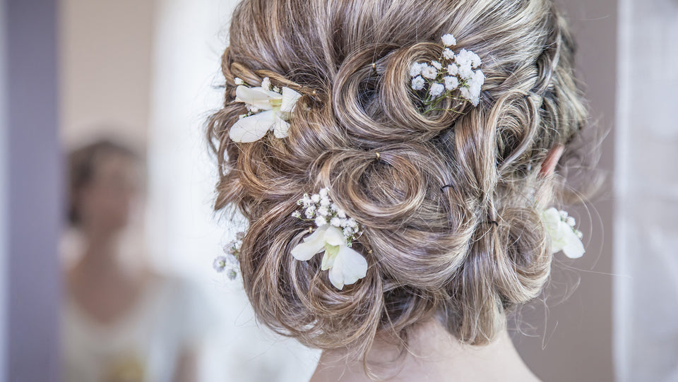 Bridal wedding hairstyle