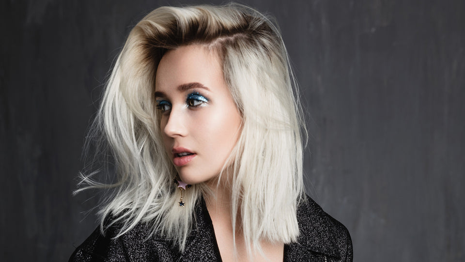Stylish front lace hairstyle